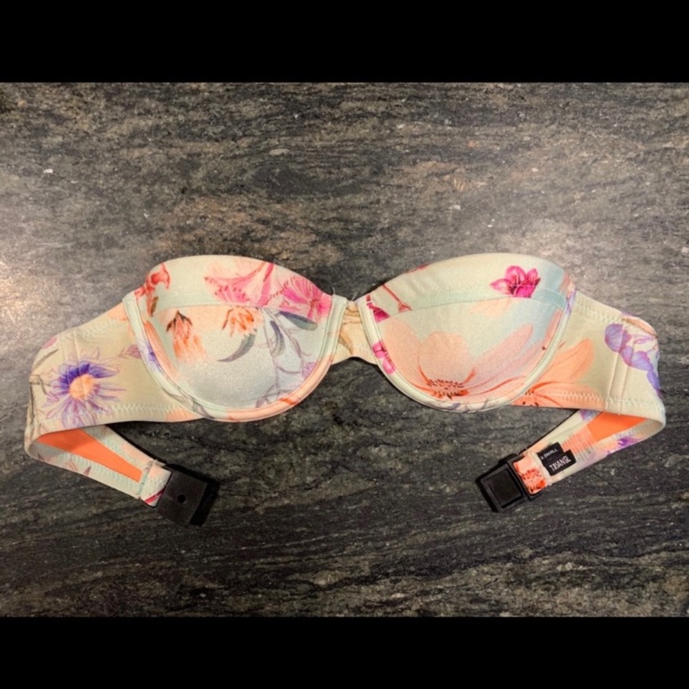 Triangl Floral Bikini Top
